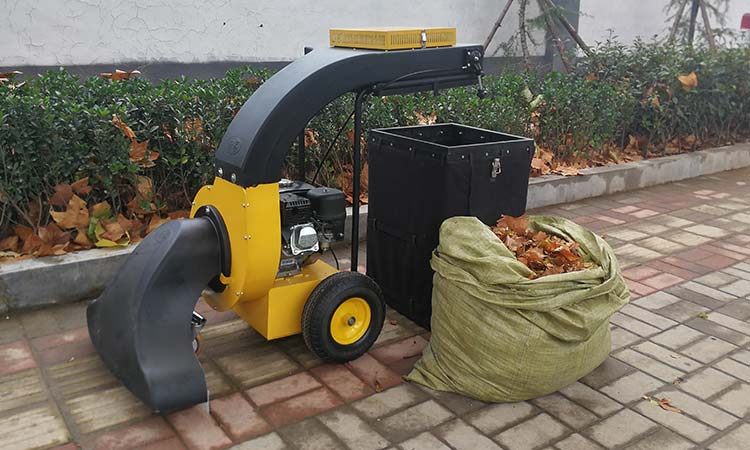 樹葉收集展示 手推式樹葉收集器