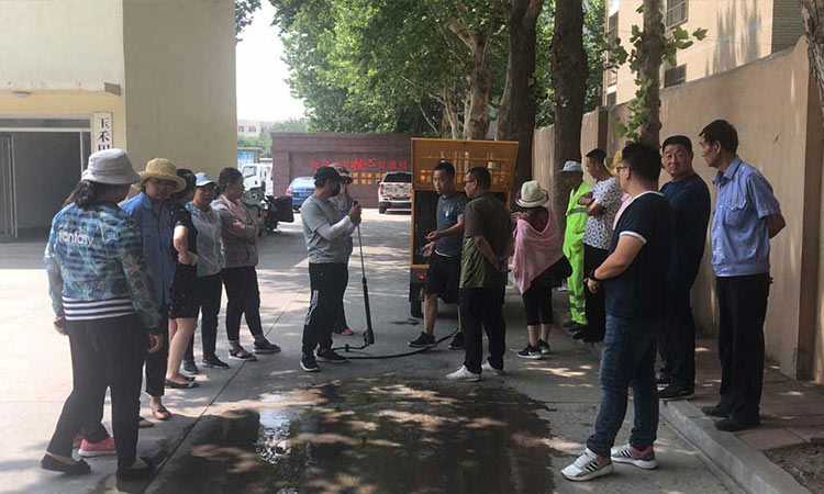 手持高壓水槍展示 小型電動環衛車廠家