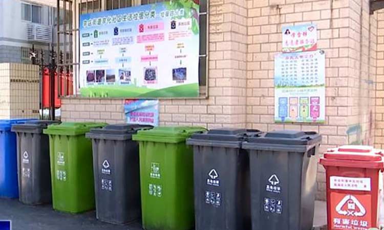 小區垃圾桶清運車