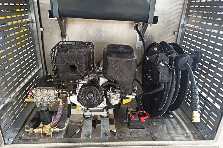 電動高壓沖洗車發動機,高壓泵 小廣告高壓沖洗車