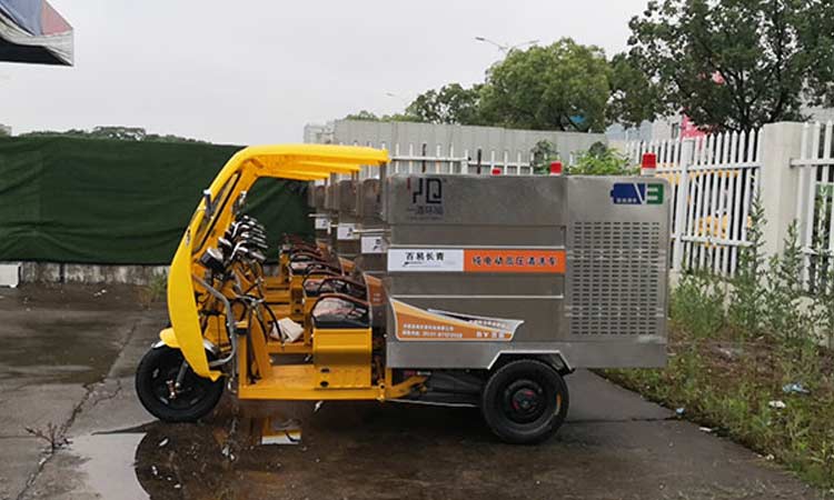 純電動高壓清洗車 小型高壓沖洗車
