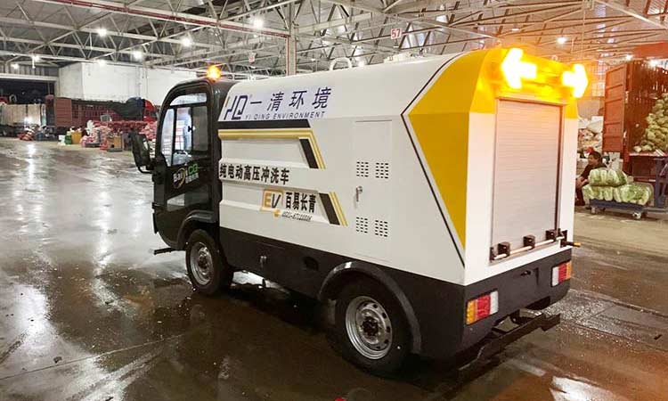 電動多功能高壓清洗車室內作業 四輪高壓清洗車