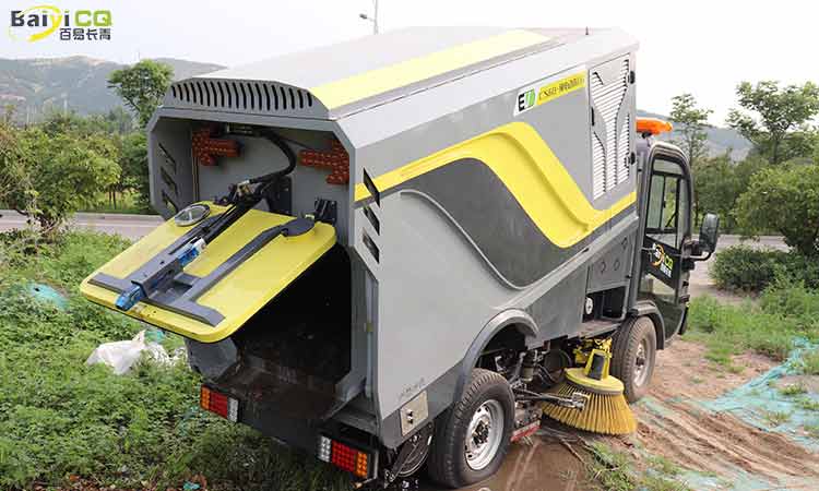 純電動小型環衛洗掃車 電動道路洗掃車