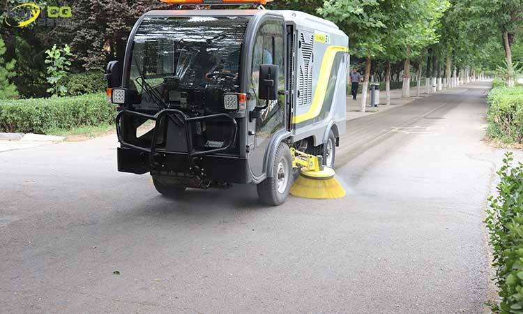 小型電動(dòng)洗掃車 純電動(dòng)洗掃車