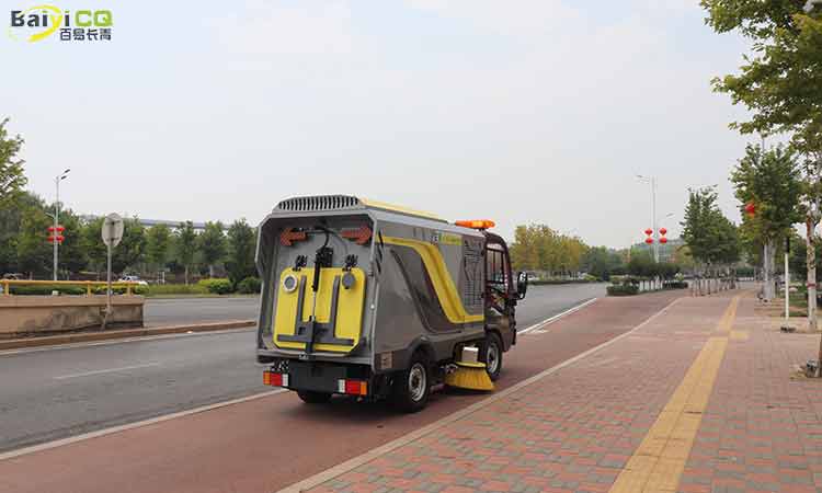 純電動洗掃車圖片 小型電動洗掃車廠家