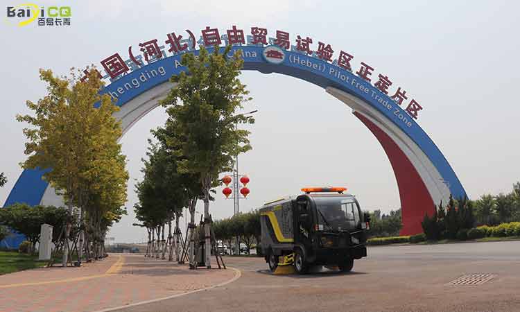 小型電動(dòng)環(huán)衛(wèi)洗掃車 純電動(dòng)道路洗掃車