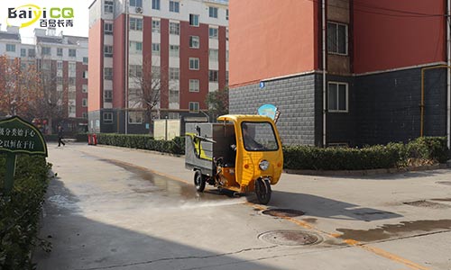 適用于小區物業的電動三輪高壓清洗車應該是什么樣的?