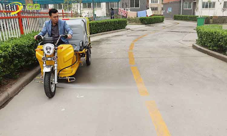 適合小區使用的小型電動高壓清洗車應該具有哪些特點