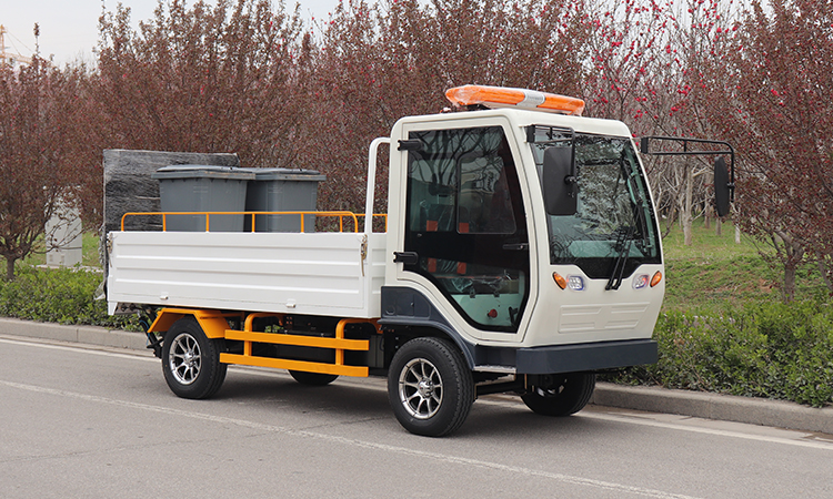 物業園區垃圾清運車 電動八桶垃圾清運車