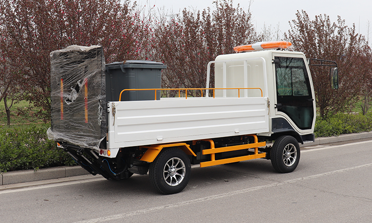 電動小型垃圾駁運車 小區垃圾桶轉運車