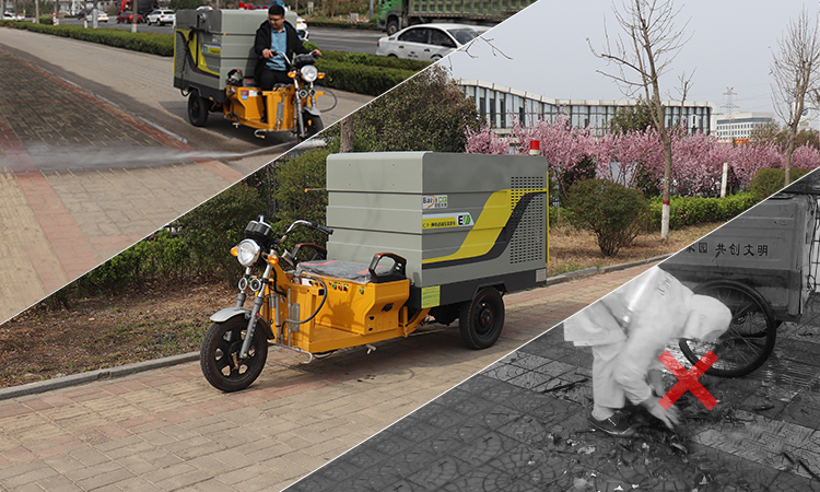 小型道路洗掃車 多功能高壓清洗車