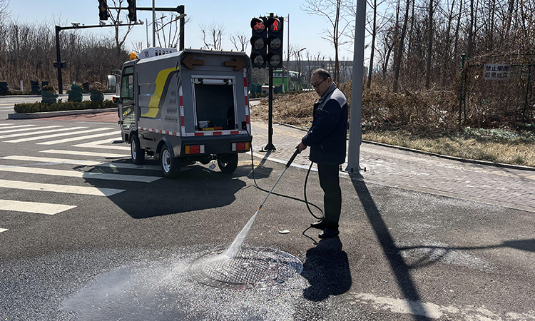 高壓路面沖洗清洗車 小區高壓清洗車