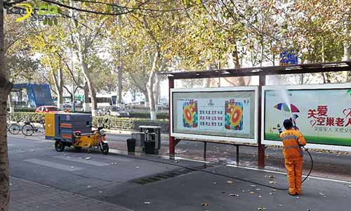 小型高壓地面清洗車,環衛道路沖洗多面手