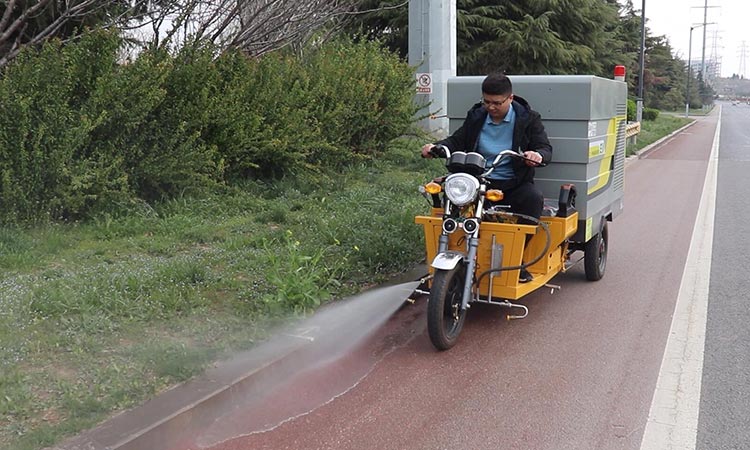 純電動高壓清洗車BY-C7-L動力系統