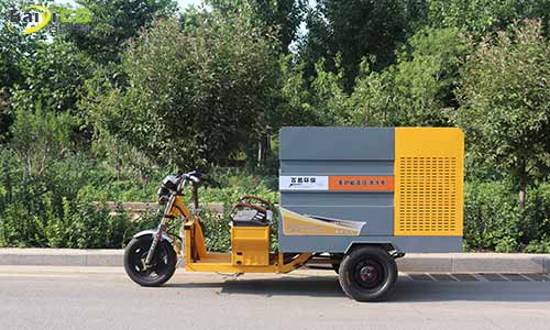 小型電動高壓清洗車,道路水掃環衛清潔小助手