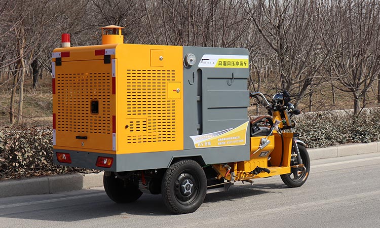 多功能高溫高壓清洗車 小型電動三輪高溫高壓清洗車