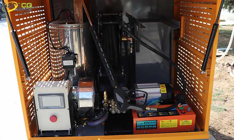 小型三輪高溫高壓清洗車 電動高溫高壓清洗車