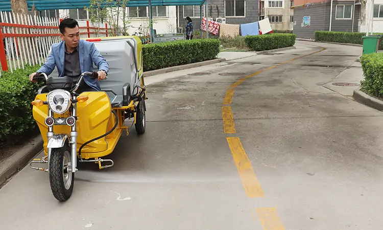 經濟型高壓清洗車 小型三輪高壓清洗車