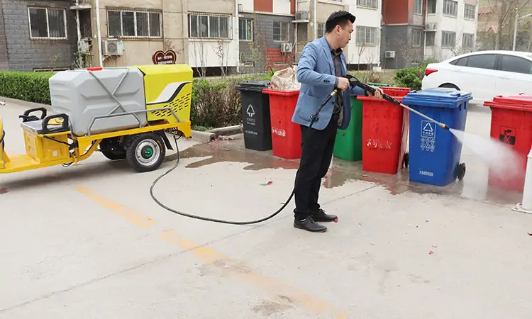 電動三輪高壓清洗車 電動三輪小高壓清洗車