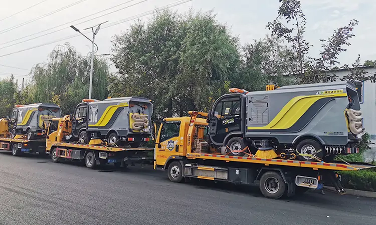 人行道洗掃車 人行道洗掃車