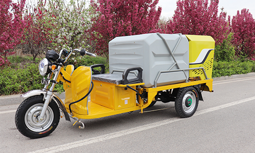 小型電動三輪高壓清洗車小區使用更經濟,清潔高效省人工