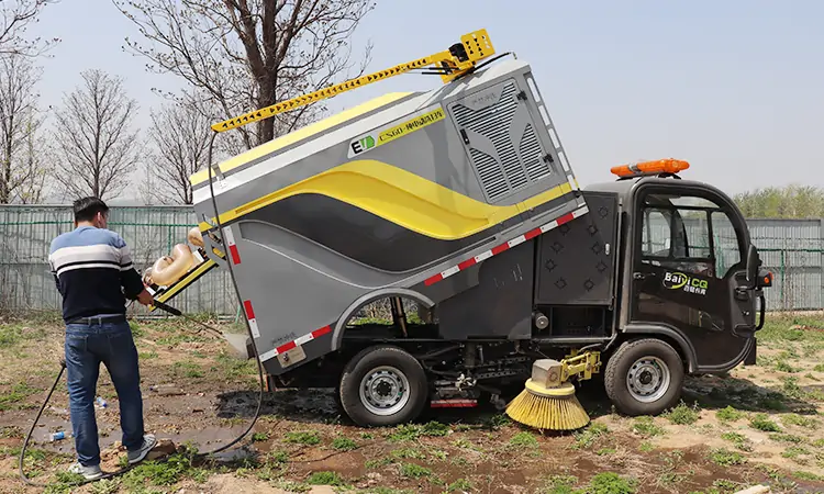 小型電動洗掃車 小型電動洗掃車