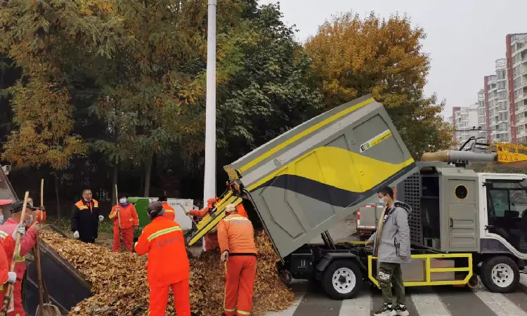 樹葉收集車