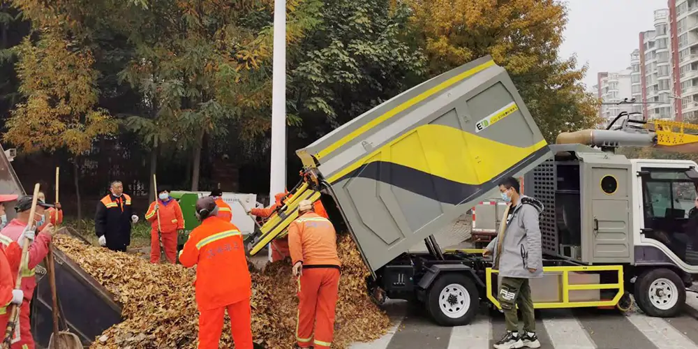 多功能樹葉收集車 多功能樹葉收集車