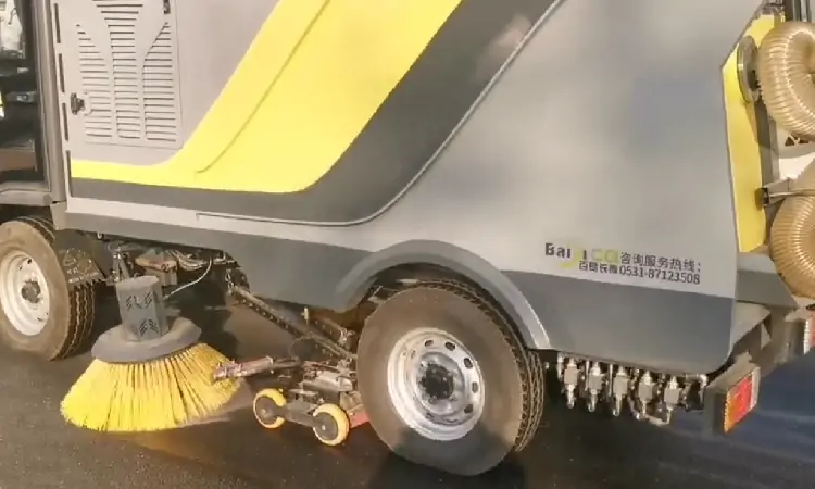 小型電動洗掃車