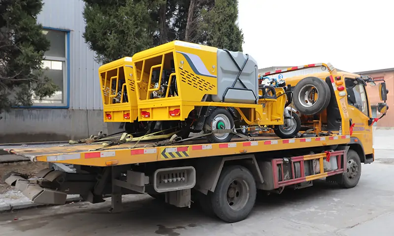 經濟型高壓清洗車發貨!助力城市環衛建設,共建美好生活環境!