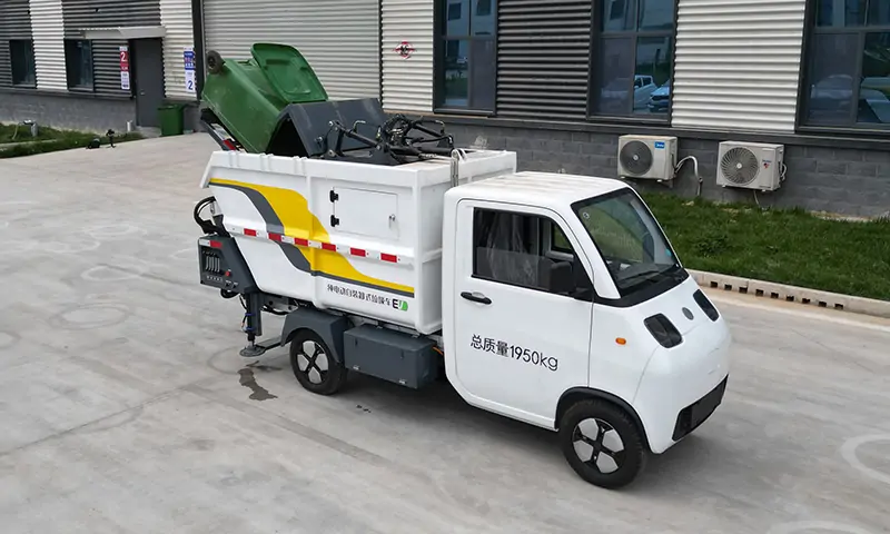 新能源后裝式垃圾車(chē):綠色環(huán)衛(wèi)的高效助手