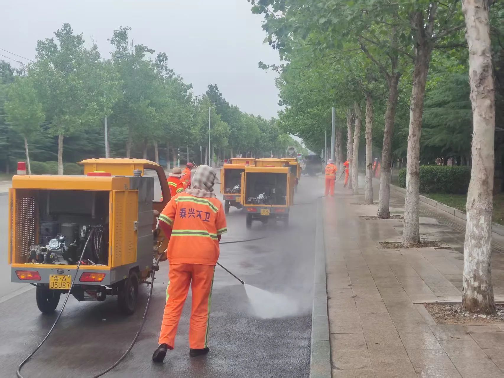 三輪高壓清洗車，多功能高壓清洗車，純電動高壓清洗車