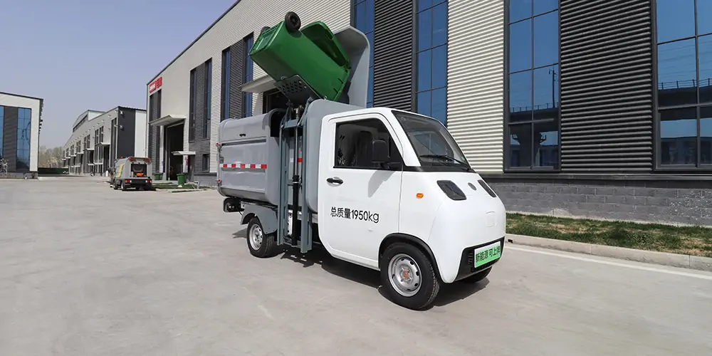 新能源垃圾車，側裝垃圾車，小型垃圾清運車，純電動垃圾車