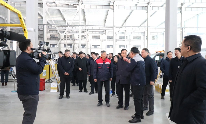 熱烈歡迎 省委常委、濟南市委書記劉強帶隊蒞臨我司新廠區觀摩調研指導