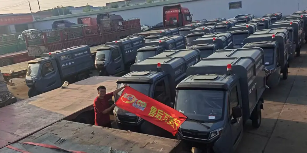 新能源側裝垃圾車_側裝垃圾車_垃圾車_小型環衛車