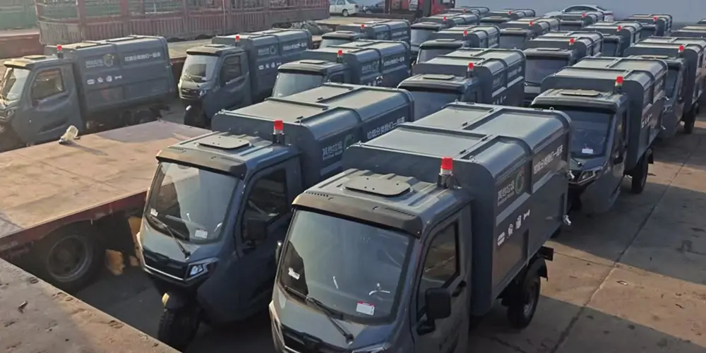 新能源側裝垃圾車_側裝垃圾車_垃圾車_小型環衛車