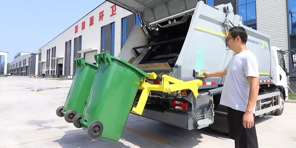 新能源垃圾壓縮車(chē)_垃圾壓縮車(chē)_純電動(dòng)垃圾車(chē)_電動(dòng)垃圾壓縮車(chē)